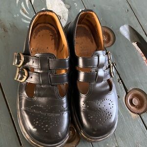 Doc Martens Vintage Y2K black Mary Jane with double straps